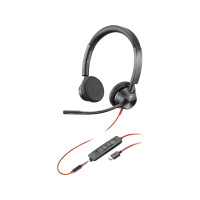 Produktbild för HP Poly Blackwire 3325 - headset - 3,5 mm kontakt, USB-C