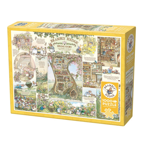 Cobble Hill Brambly Hedge Spring Story, Pussel, 1000 bitar, Cobble Hill