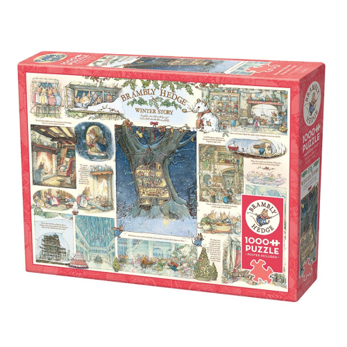 Cobble Hill Brambly Hedge Winter Story, Pussel, 1000 bitar, Cobble Hill