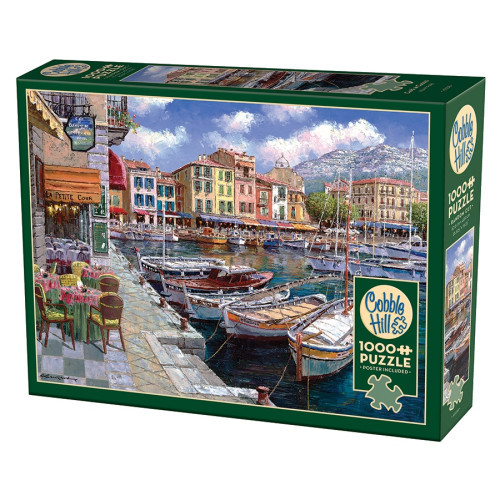 Cobble Hill Cafe in Cassis, Pussel, 1000 bitar, Cobble Hill