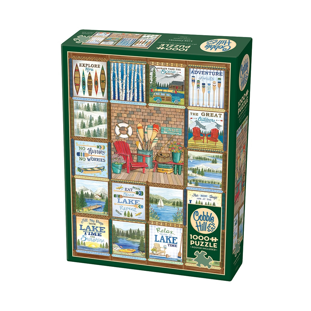 Produktbild för Lake Country, Pussel, 1000 bitar, Cobble Hill