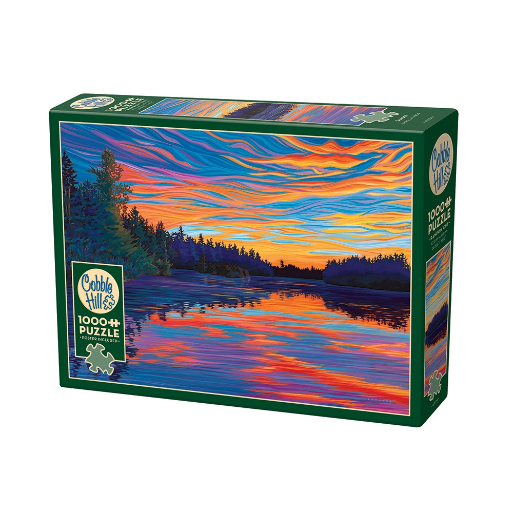 Produktbild för Sunset, Pussel, 1000 bitar, Cobble Hill