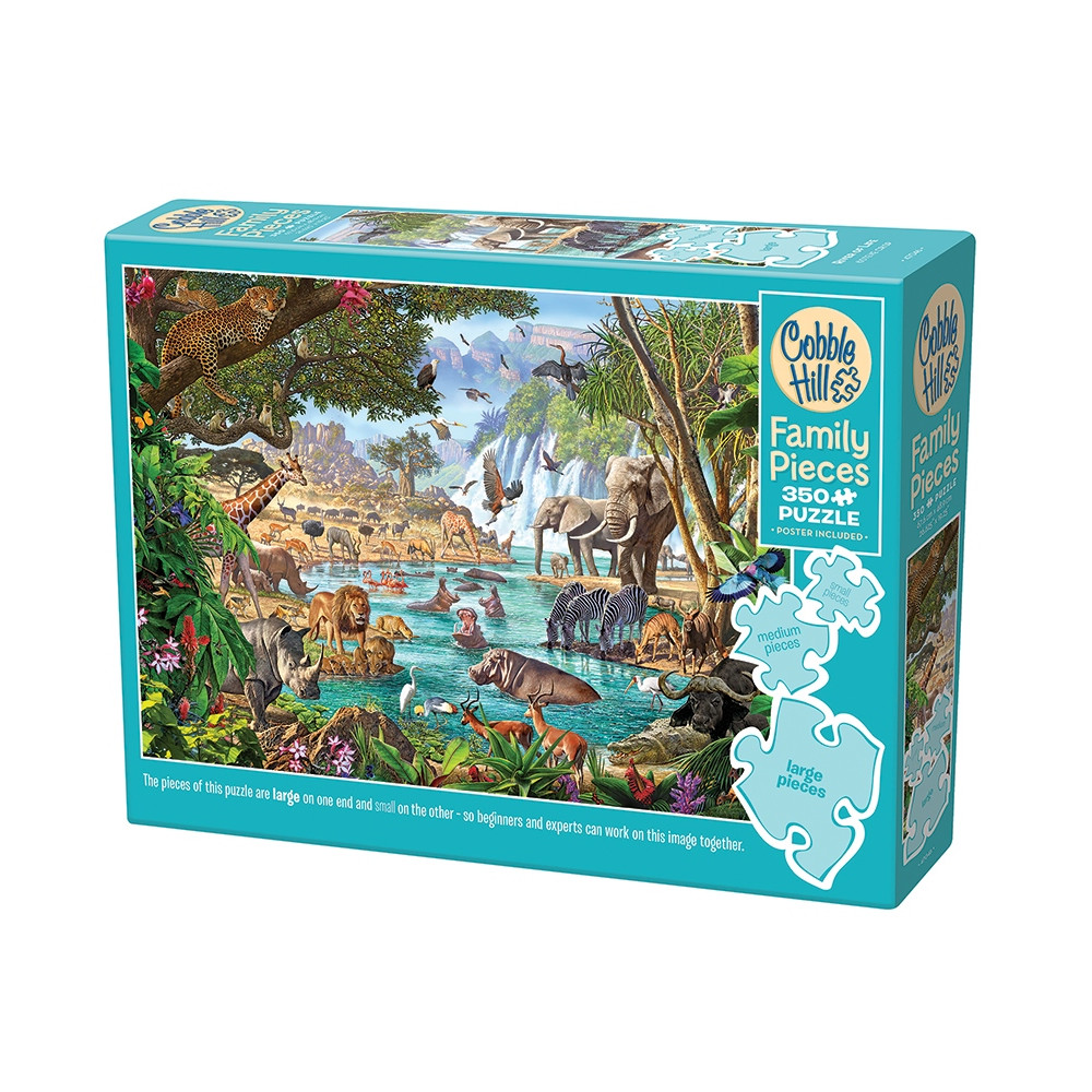 Produktbild för River of Life, Pussel, 350 bitar, Cobble Hill