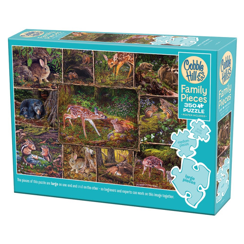 Cobble Hill Into the Woods, Pussel, 350 bitar, Cobble Hill