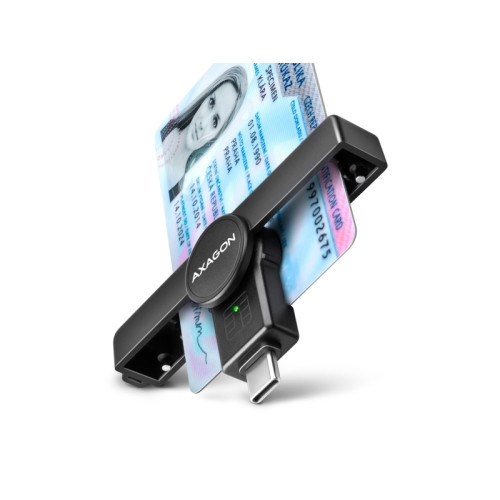 AXAGON AXAGON CRE-SMPC - SMART-kortläsare - USB-C