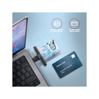Produktbild för AXAGON CRE-SMPC - SMART-kortläsare - USB-C
