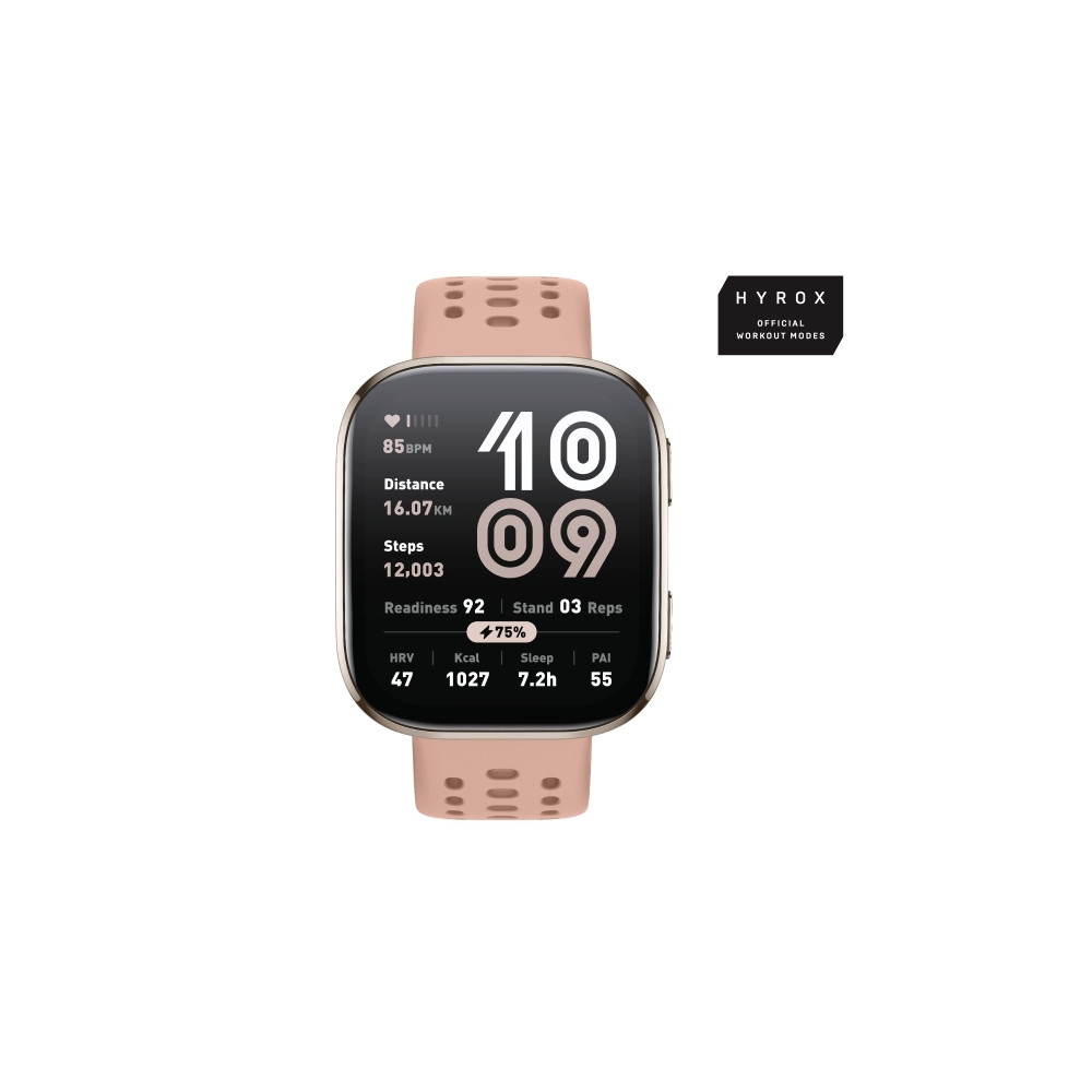 Produktbild för Amazfit Bip 6 smart klocka med rem - blush