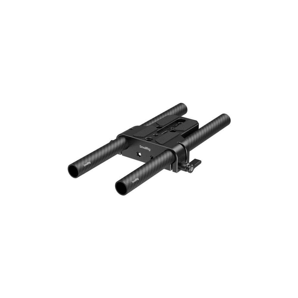 Produktbild för SmallRig 5609, monteringsplatta, svart, kolfiber, silikon, 1...