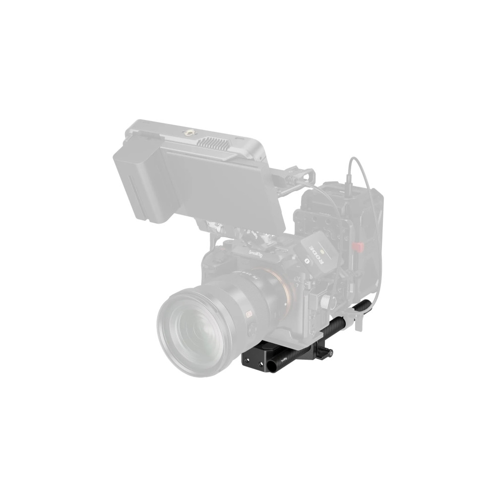 Produktbild för SmallRig 5609, monteringsplatta, svart, kolfiber, silikon, 1...