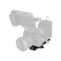 Produktbild för SmallRig 5609, monteringsplatta, svart, kolfiber, silikon, 1...