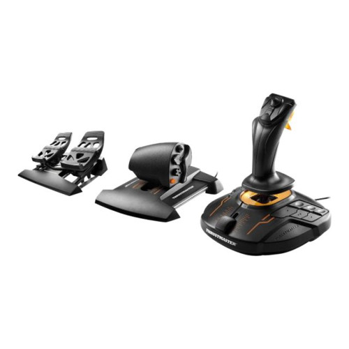 ThrustMaster ThrustMaster T.16000M FCS Flight Pack - styrspak, gas och pedaler - kabelansluten