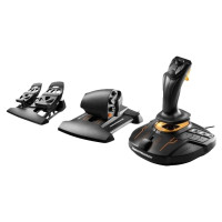 Produktbild för ThrustMaster T.16000M FCS Flight Pack - styrspak, gas och pedaler - kabelansluten