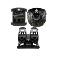 Produktbild för ThrustMaster T.16000M FCS Flight Pack - styrspak, gas och pedaler - kabelansluten