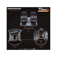 Produktbild för ThrustMaster T.16000M FCS Flight Pack - styrspak, gas och pedaler - kabelansluten