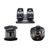 Produktbild för ThrustMaster T.16000M FCS Flight Pack - styrspak, gas och pedaler - kabelansluten