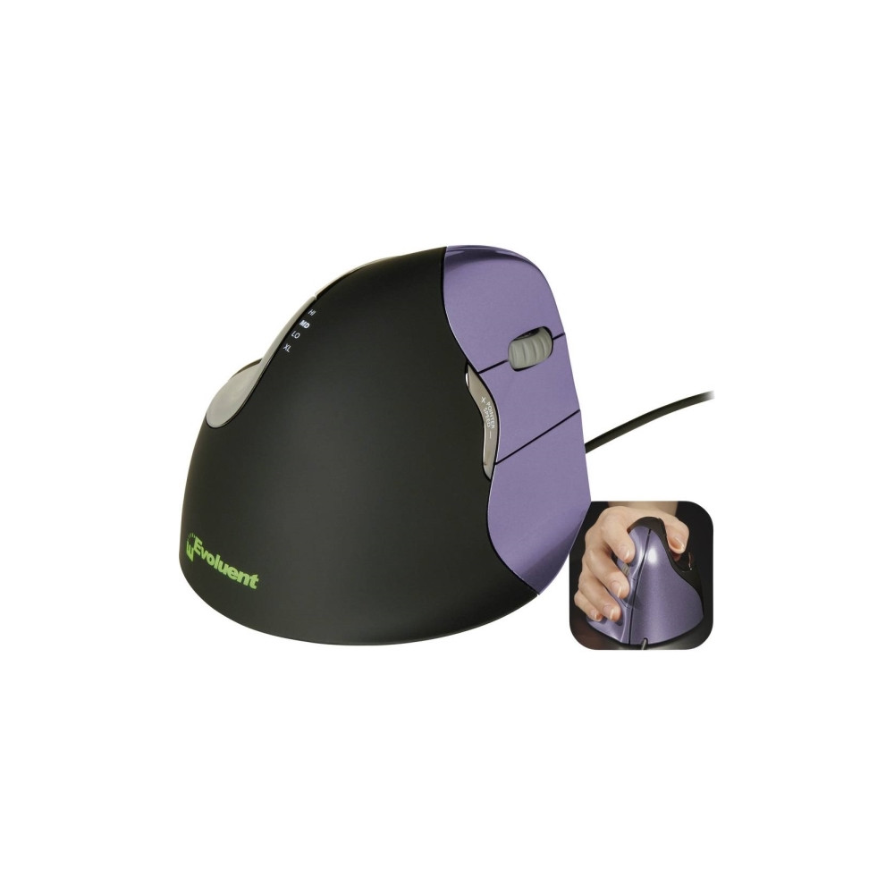 Produktbild för Evoluent VerticalMouse 4 Small - vertikal mus - USB