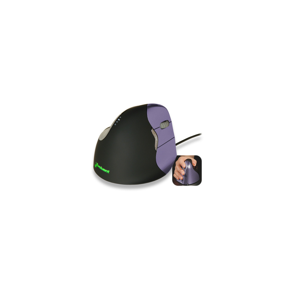 Produktbild för Evoluent VerticalMouse 4 Small - vertikal mus - USB