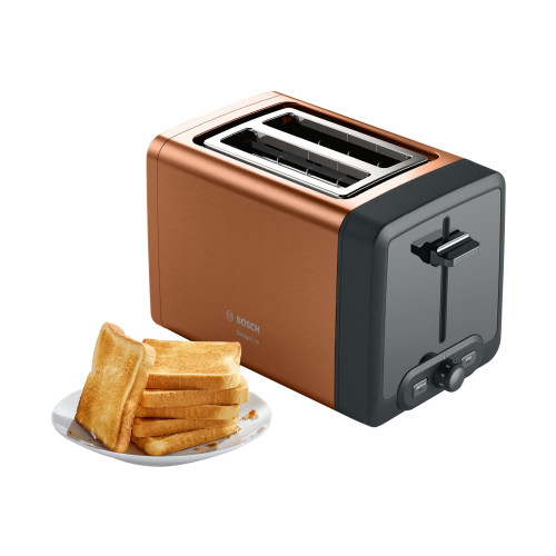 Bosch DesignLine TAT4P429 - brödrost - koppar - Brödrostar