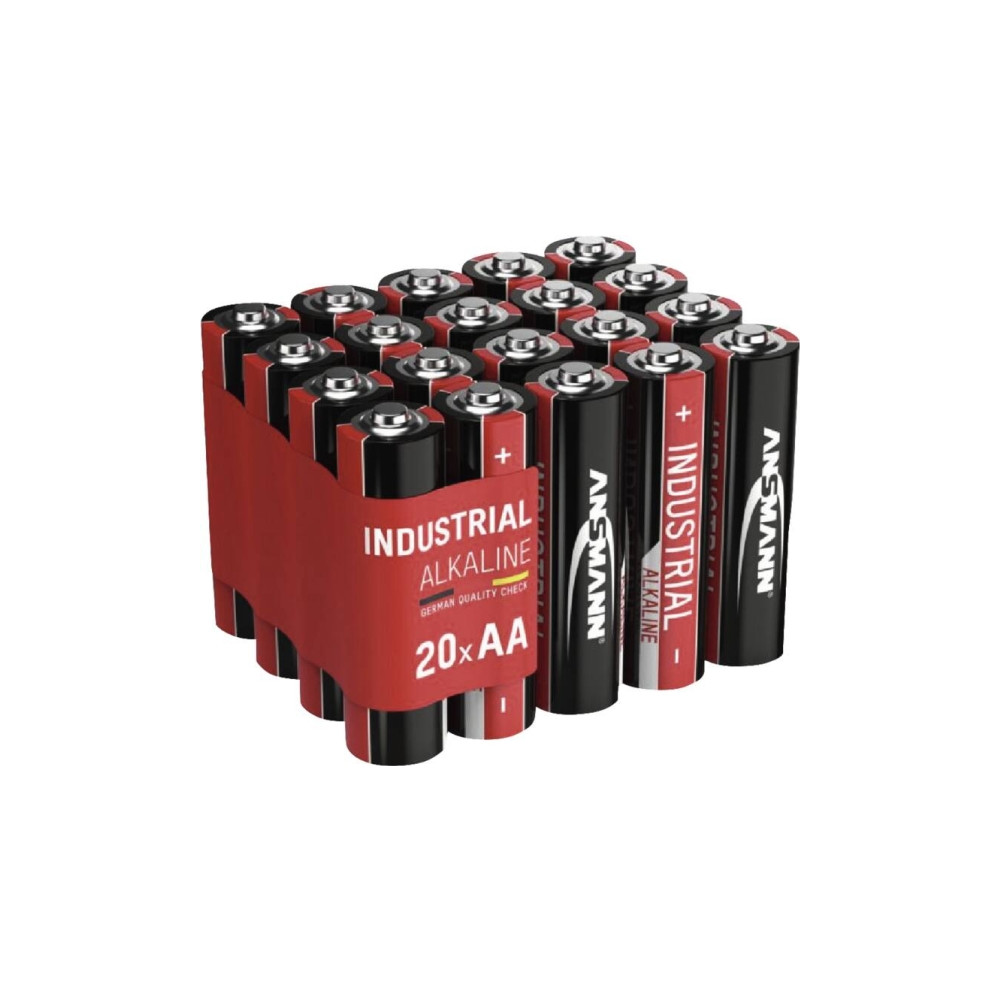 Produktbild för Ansmann LR6, Engångsbatteri, AA, Alkalisk, 1,5 V, 20 styck,...