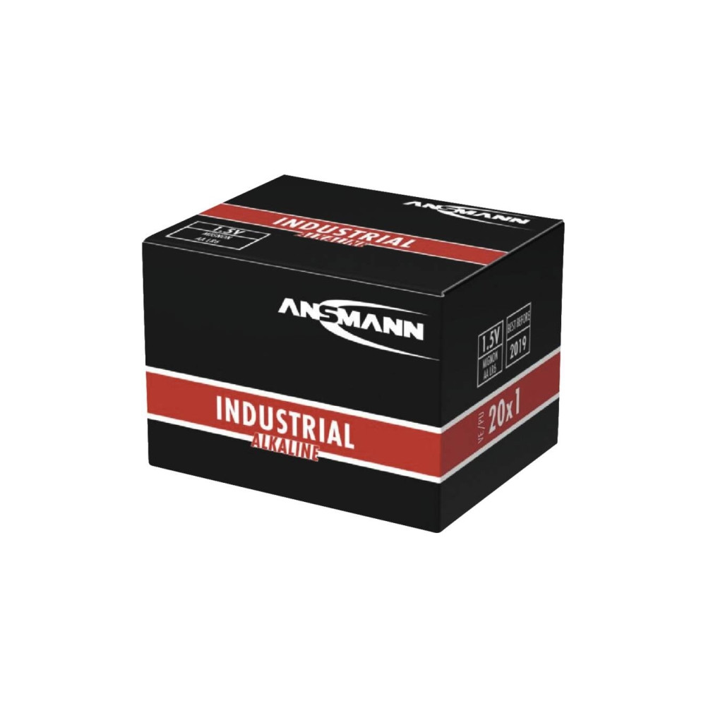 Produktbild för Ansmann LR6, Engångsbatteri, AA, Alkalisk, 1,5 V, 20 styck,...