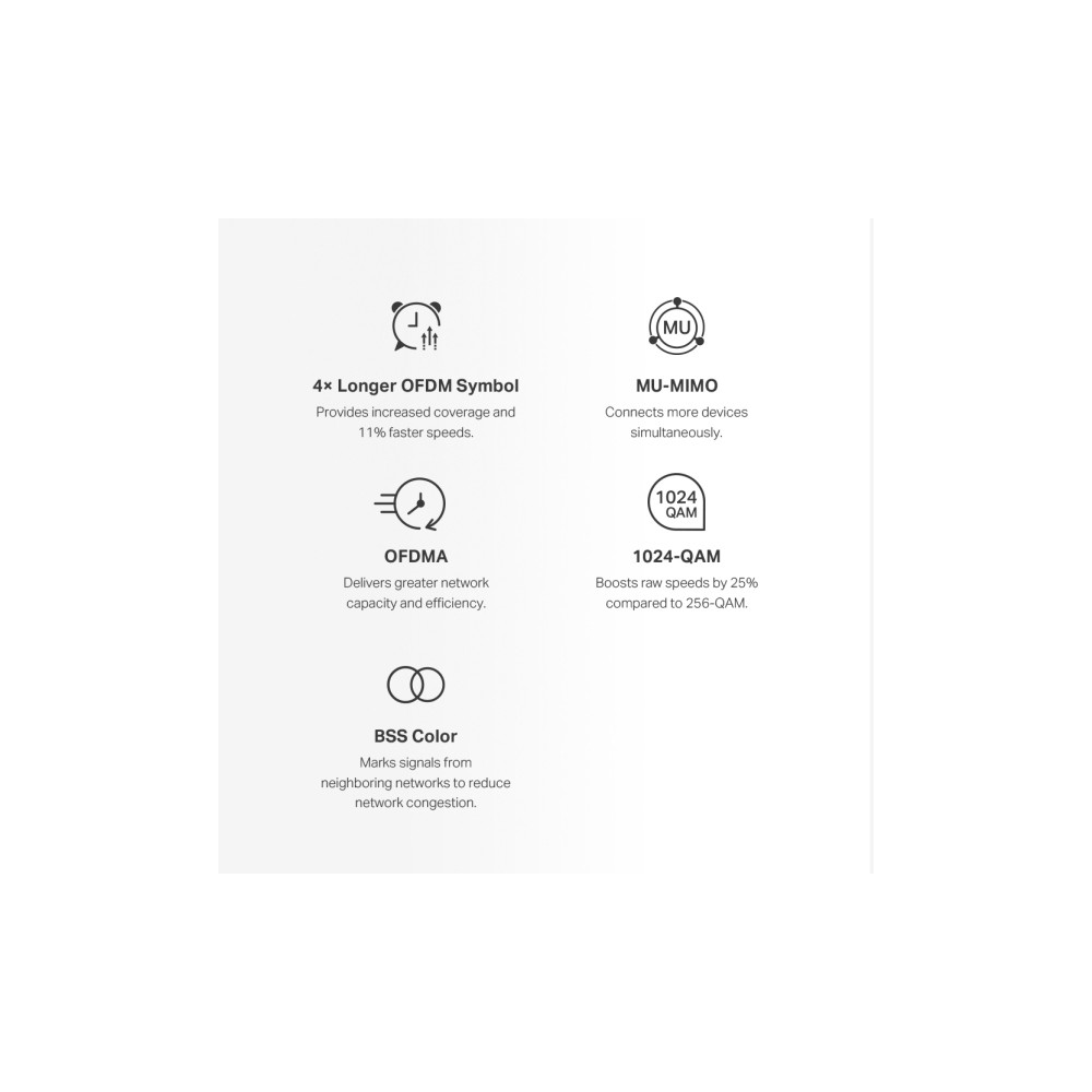 Produktbild för Mercusys Halo H60X V1 - Wifi-system - Wi-Fi 6 - skrivbordsmodell