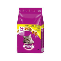 Produktbild för Whiskas torrfoder för vuxna katter med kyckling