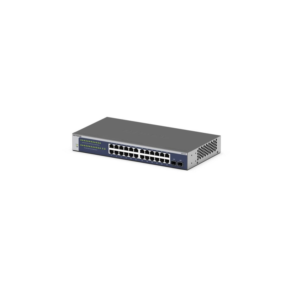 Produktbild för NETGEAR GS724T - Version 6 - switch - 24 portar - smart - rackmonterbar