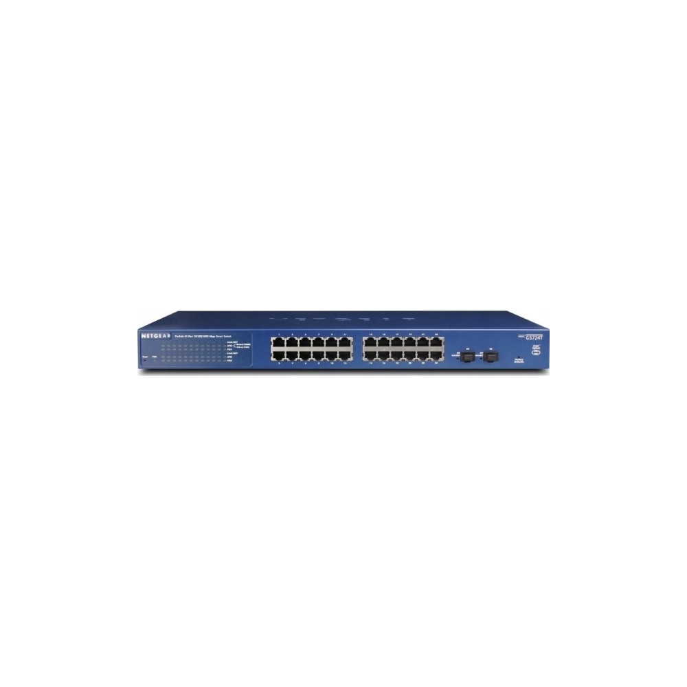 Produktbild för NETGEAR GS724T - Version 6 - switch - 24 portar - smart - rackmonterbar