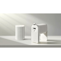Produktbild för Samsung The Premiere 5 SP-LPF5DSAX - DLP-projektor - ultrakort kastavstånd - bärbar - 802.11a/b/g/n/ac wireless / AirPlay 2 - vit