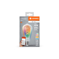 Produktbild för LEDVANCE SMART+ MATTER Filament Multicolor Classic E40 4,8W