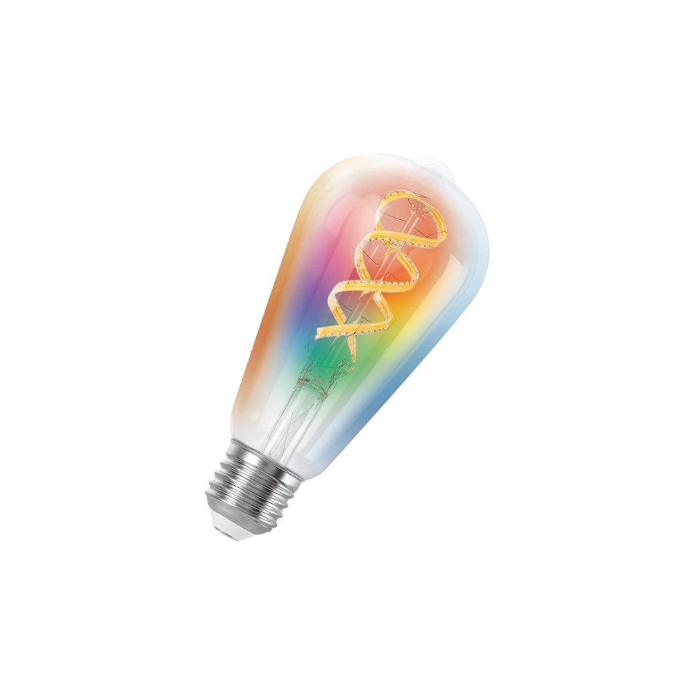 Produktbild för LEDVANCE SMART+ MATTER Filament Multicolor Classic E40 4,8W