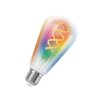 Produktbild för LEDVANCE SMART+ MATTER Filament Multicolor Classic E40 4,8W