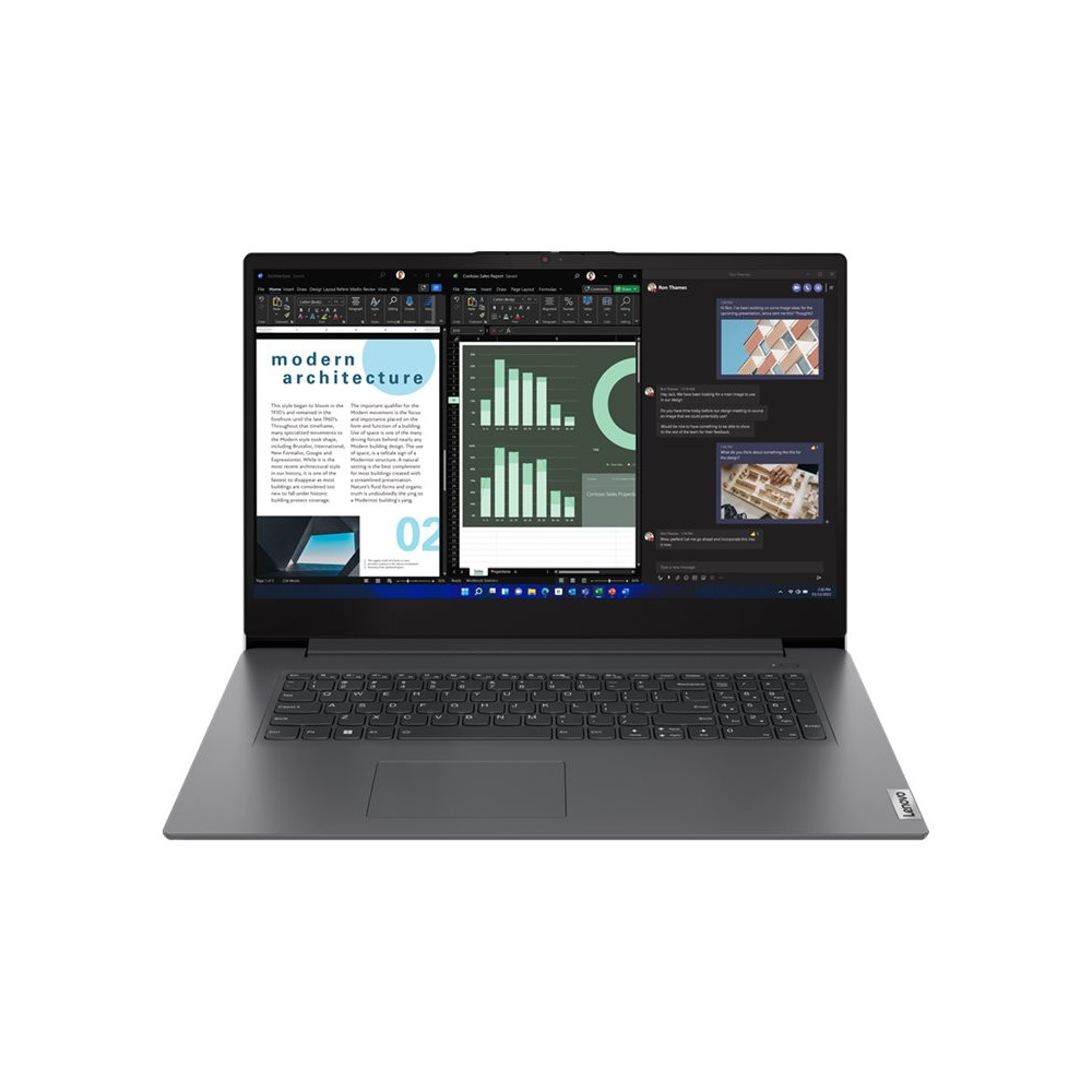 Produktbild för Lenovo V17 G4 IRU - 17.3" - Intel Core i5 - 13420H - 8 GB RAM - 512 GB SSD - nordiskt (danska/finska/norska/svenska)