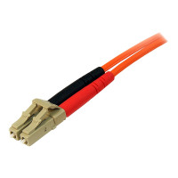 Produktbild för StarTech.com 5m Fiber Optic Cable - Multimode Duplex 50/125 - LSZH - LC/LC - OM2 - LC to LC Fiber Patch Cable - nätverkskabel - 5 m - 5 m