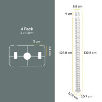 Produktbild för Kabelsamlare FELLOWES CableSpine vit