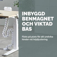 Produktbild för Kabelsamlare FELLOWES CableSpine vit