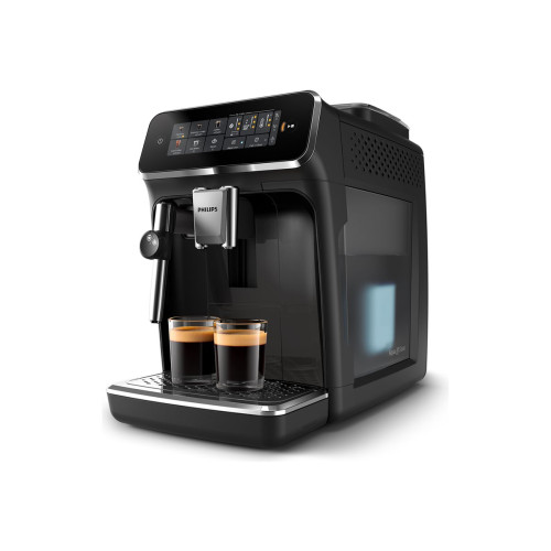 Philips Philips 3300 series EP3321 - automatisk kaffekokare med mjölkskummare - 15 bar - svart lack