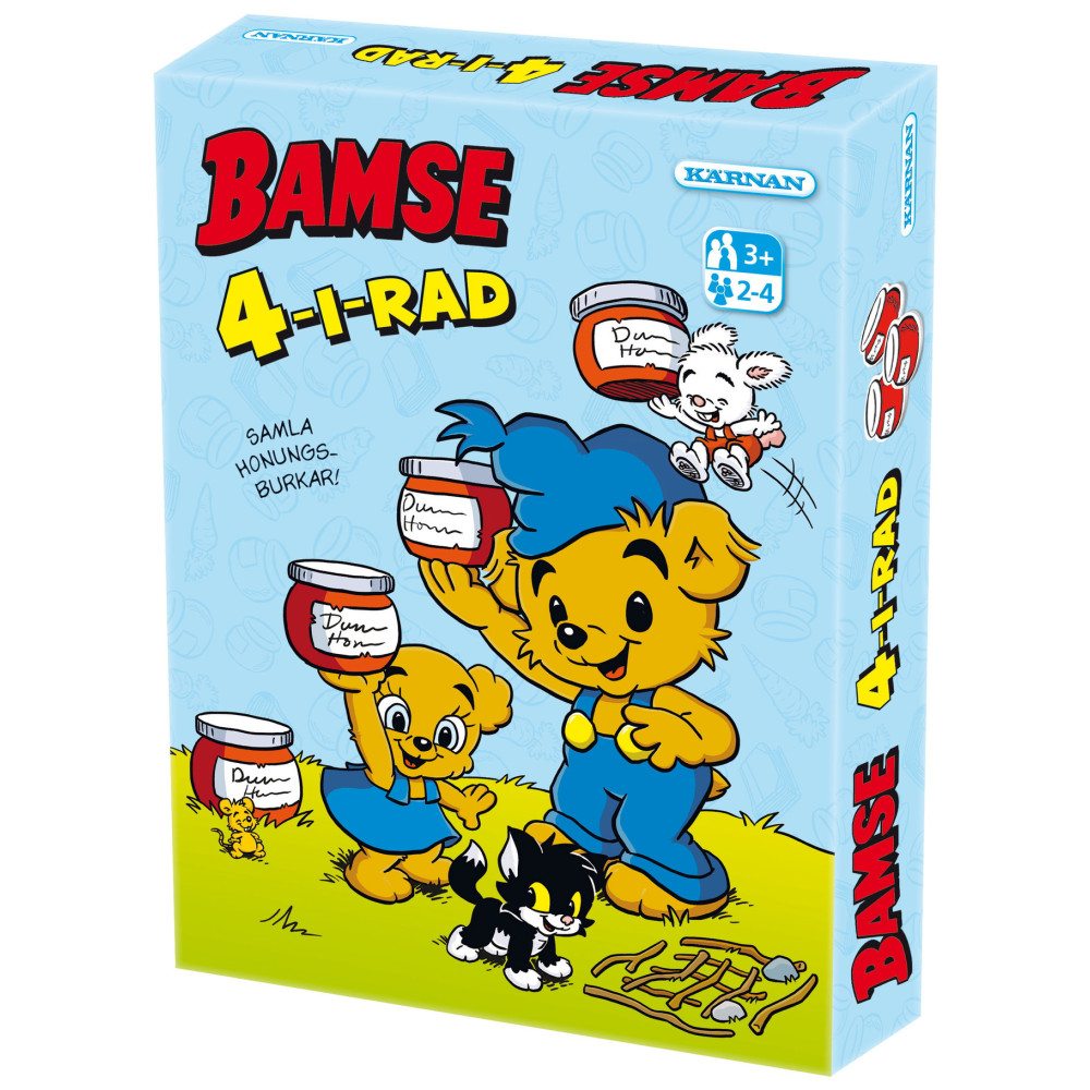 Produktbild för Bamse 4 i rad