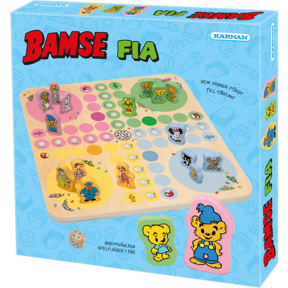 Produktbild för Barnspel Bamse Fia med knuff