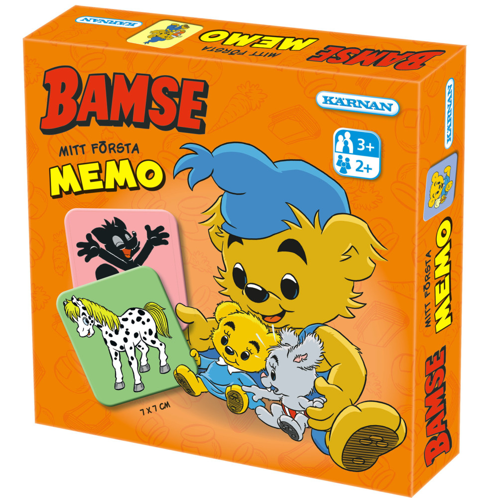 Produktbild för Bamse Mitt första Memo