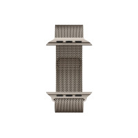 Produktbild för Apple Watch Series 11 (GPS + Cellular) - naturlig titan - smart klocka med milanesisk loop - naturlig - 64 GB