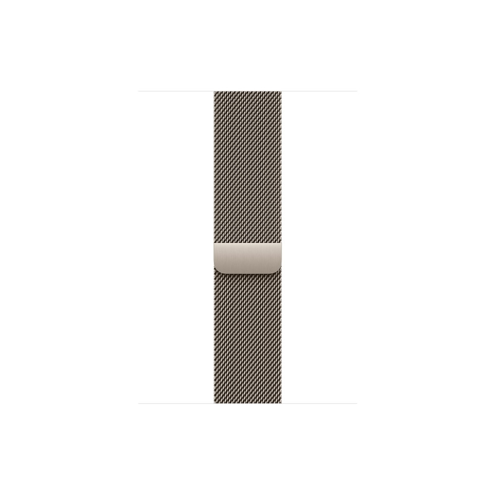 Produktbild för Apple Watch Series 11 (GPS + Cellular) - naturlig titan - smart klocka med milanesisk loop - naturlig - 64 GB