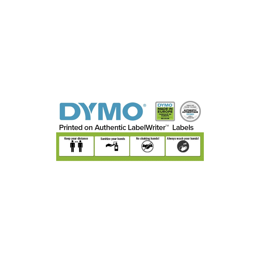 Produktbild för DYMO LabelWriter Standard - adresslappar - 1560 etikett (er) - 28 x 89 mm