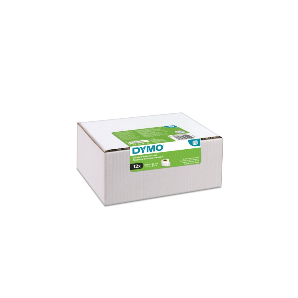 Produktbild för DYMO LabelWriter Standard - adresslappar - 1560 etikett (er) - 28 x 89 mm