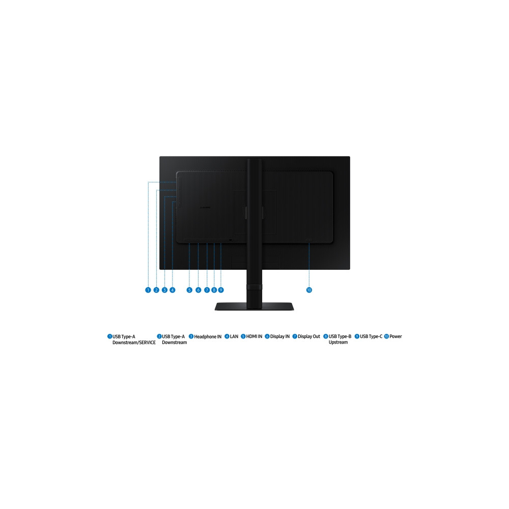 Produktbild för Samsung ViewFinity S6 S24D600UAU - S60UD Series - LED-skärm - QHD - 24" - HDR