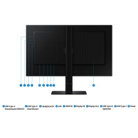 Produktbild för Samsung ViewFinity S6 S24D600UAU - S60UD Series - LED-skärm - QHD - 24" - HDR