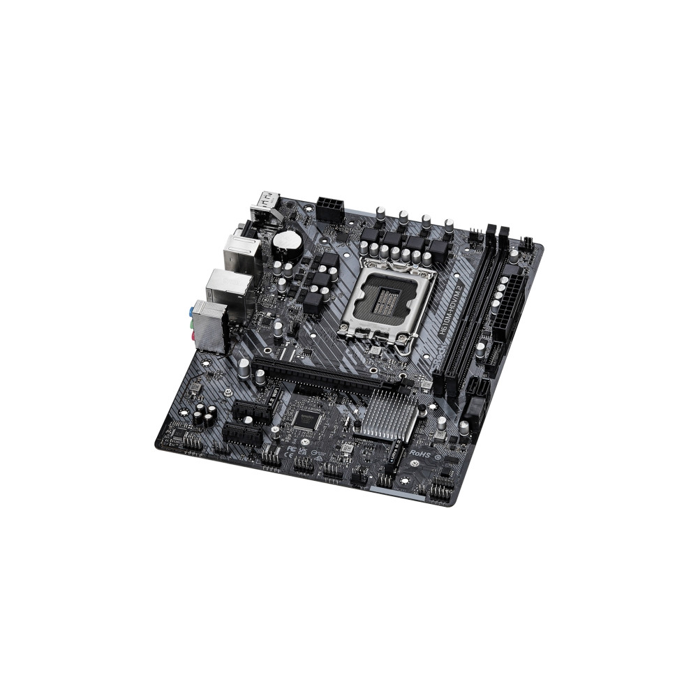 Produktbild för ASRock H610M-HDV/M.2 - moderkort - micro ATX - LGA1700-uttag - H610
