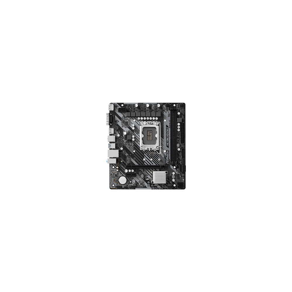 Produktbild för ASRock H610M-HDV/M.2 - moderkort - micro ATX - LGA1700-uttag - H610