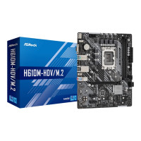 Produktbild för ASRock H610M-HDV/M.2 - moderkort - micro ATX - LGA1700-uttag - H610