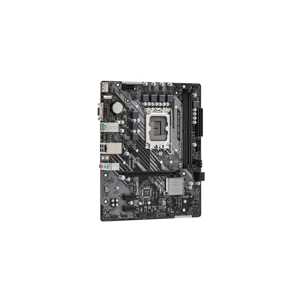 Produktbild för ASRock H610M-HDV/M.2 - moderkort - micro ATX - LGA1700-uttag - H610